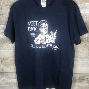 Don’t be a Dick buckeyes fan t shirt navy